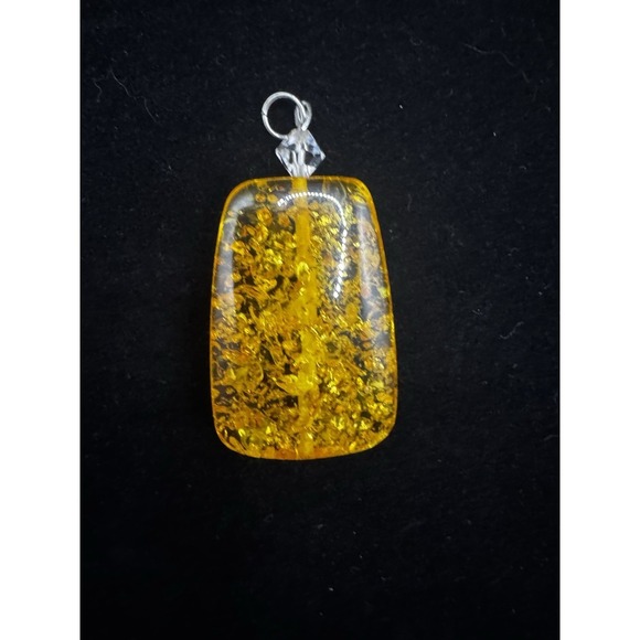 Baltic Amber Pendant 1.5" - Picture 2 of 5